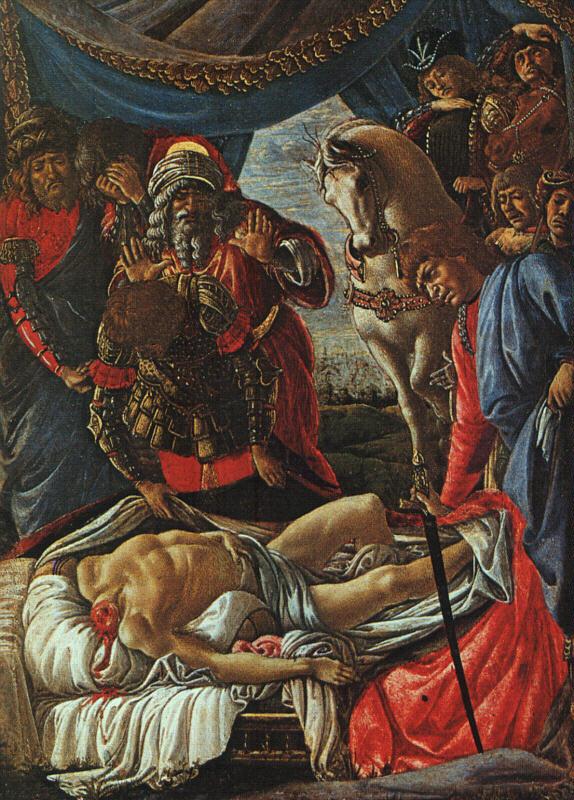Sandro Botticelli The Discovery of the Body of Holofernes Sweden oil painting art